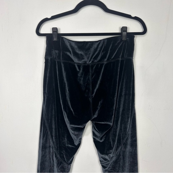 CALIA black faux suede hi rise leggings U1 - Picture 5 of 8